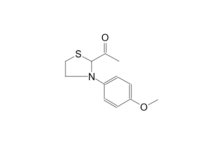 ethanone, 1-[3-(4-methoxyphenyl)-2-thiazolidinyl]-