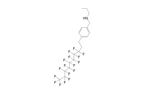 N-[[4-(3,3,4,4,5,5,6,6,7,7,8,8,9,9,10,10,10-heptadecafluorodecyl)phenyl]methyl]-1-propanamine