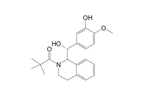 u-(tert-Butyl)-[1-(.alpha.,3-dihydroxy-4-methoxybenzyl)-1,2,3,4-tetrahydroisoquinolin-2-yl]ketone