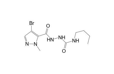 2-[(4-bromo-1-methyl-1H-pyrazol-5-yl)carbonyl]-N-butylhydrazinecarboxamide