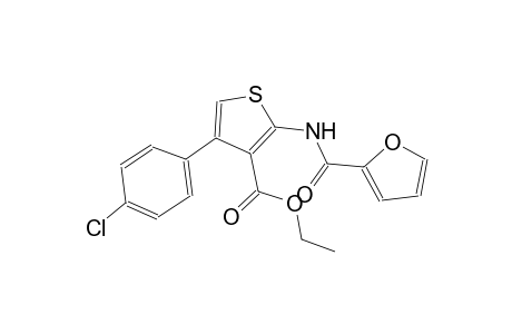 3-thiophenecarboxylic acid, 4-(4-chlorophenyl)-2-[(2-furanylcarbonyl)amino]-, ethyl ester