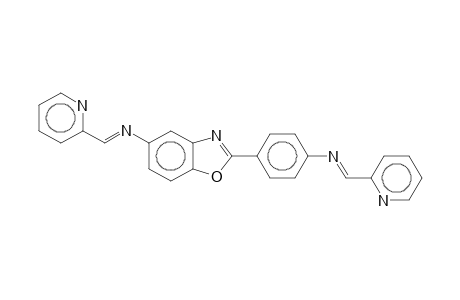 5-[(2-Pyridylmethylene)amino]-2-{4-[(2-pyridylmethylene)amino]phenyl}benzoxazole