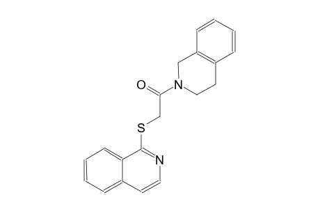 isoquinoline, 1,2,3,4-tetrahydro-2-[(1-isoquinolinylthio)acetyl]-