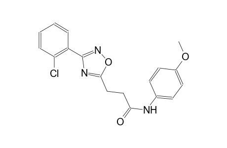 3-[3-(2-chlorophenyl)-1,2,4-oxadiazol-5-yl]-N-(4-methoxyphenyl)propanamide