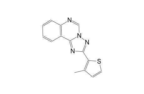 [1,2,4]triazolo[1,5-c]quinazoline, 2-(3-methyl-2-thienyl)-