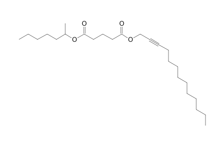 Glutaric acid, tridec-2-yn-1-yl 2-heptyl ester