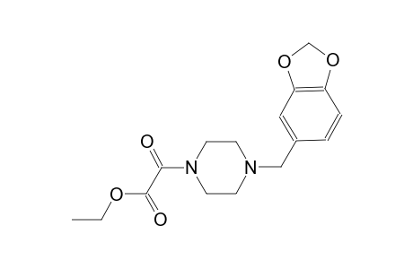 ethyl [4-(1,3-benzodioxol-5-ylmethyl)-1-piperazinyl](oxo)acetate