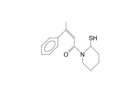 (Z)-N-(B-Methyl-cinnamoyl)-piperidine-2-thiol