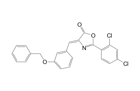 4-[3-(benzyloxy)benzylidene]-2-(2,4-dichlorophenyl)-1,3-oxazol-5(4H)-one