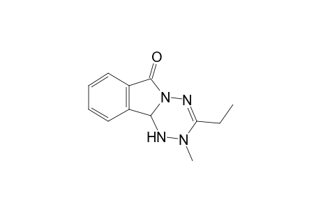 1,2-Dihydro-3-ethyl-2-methyl-1,2,4,5-tetrazino[6,1-a]isoindol-6(10bH)-one