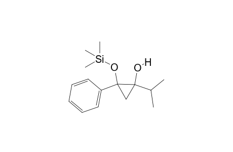 2-phenyl-1-propan-2-yl-2-trimethylsilyloxycyclopropan-1-ol
