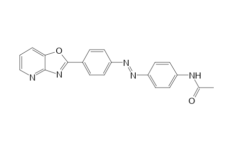 2-[4-[4'-(Acetylamidophenyl)diazo]phenyl]oxazolo[4,5-b]pyridine