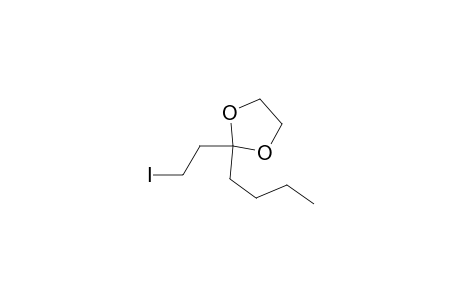 2-Butyl-2-(2-iodoethyl)-1,3-dioxolane
