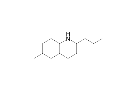 2-Propyl-6-methyl-decahydroquinoline