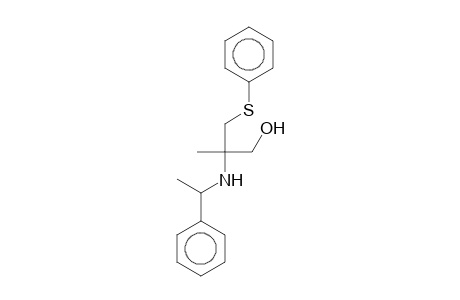 2-Methyl-2-[(1-phenylethyl)amino]-3-(phenylsulfanyl)-1-propanol