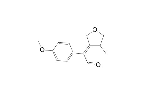 (E)-2-(4-Methoxyphenyl)-2-(4-methyldihydrofuran-3(2H)-ylidene)acetaldehyde