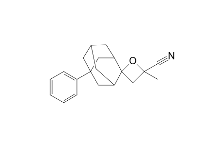 syn-4'-Cyano-5-phenyl-4'-methylspiro[adamantane-2,2'-oxetane]