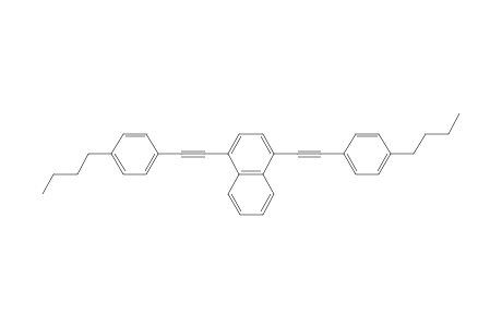 1,4- bis(4-n-butylphenylethynyl)naphthalene
