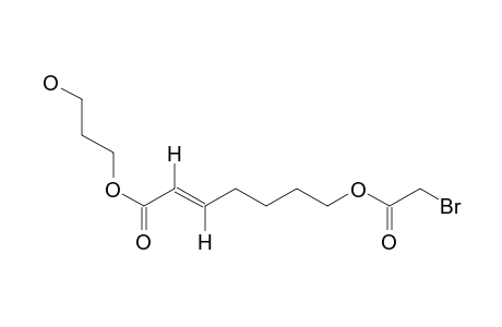 (E)-7-(BROMOACETOXY)-HEPT-2-ENOATE-3-HYDROXYPROPYL