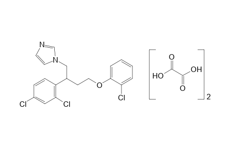 1-[4-(o-chlorophenoxy)-2-(2,4-dichlorophenyl)butyl]imidazole, oxalate(1:2)