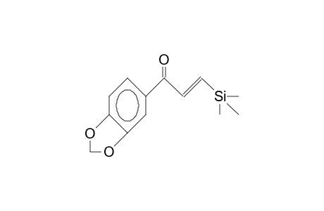 (E)-1-(1,3-Benzodioxol-5-yl)-3-trimethylsilyl-2-propen-1-one