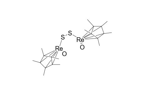 di-.mu.-sulfido-bis[oxo(.eta.(5)-pentanethylcyclopentadienyl)rhenium(V)]