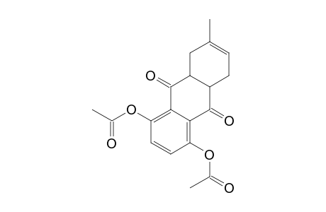 6-Methyl-5,8,8a,10a-tetrahydroquinizarin diacetate