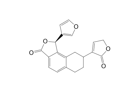 Naphtho[1,2-c]furan-3(1H)-one, 8-(2,5-dihydro-2-oxo-3-furanyl)-1-(3-furanyl)-6,7,8,9-tetrahydro-, (1R-cis)-