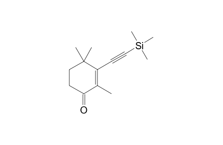 2,4,4-trimethyl-3-(2-trimethylsilylethynyl)cyclohex-2-en-1-one