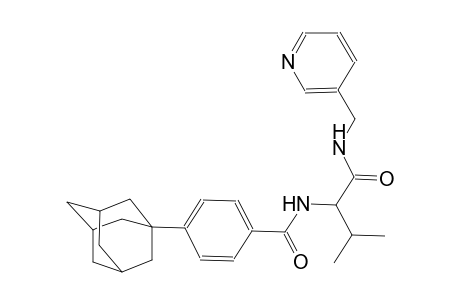 4-(1-adamantyl)-N-(2-methyl-1-{[(3-pyridinylmethyl)amino]carbonyl}propyl)benzamide