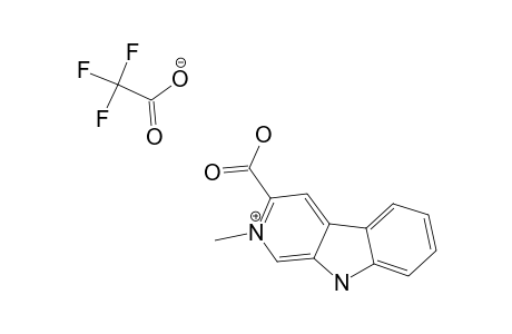 (2-METHYL-9H-PYRIDO-[3,4-B]-INDOLE-3-CARBOXYLIC-ACID)-TRIFLUOROACETATE
