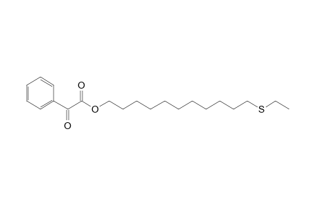 11'-Ethylthio n-undecyl phenylglyoxylate