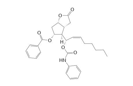 (Z)-(1S,5R,6R,7R,1'S)-7-Benzoyloxy-6-(1'-N-phenylcarbamyloxyoct-2'-enyl)-2-oxabicyclo[3.3.0]octan-3-one