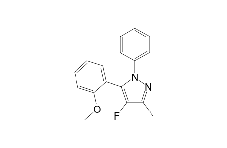 4-Fluoro-5-(2-methoxyphenyl)-3-methyl-1-phenyl-1H-pyrazole