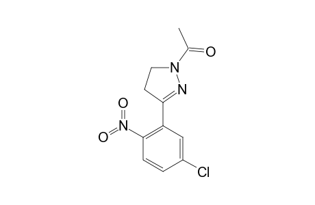1-METHYLCARBONYL-3-(2-NITRO-5-CHLOROPHENYL)-4,5-DIHYDRO-1H-PYRAZOLE