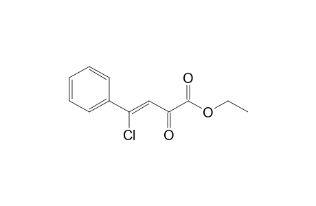 (Z)-4-chloro-2-keto-4-phenyl-but-3-enoic acid ethyl ester