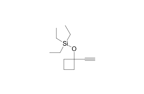 (1-Ethynylcyclobutoxy)triethylsilane