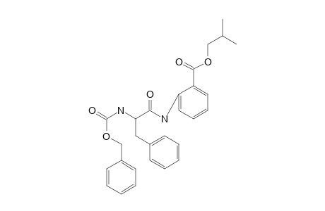 2-Methylpropyl 2-[[1-(phenylmethoxycarbonyl)amino-2-phenylethyl]carbonylamino]benzoate