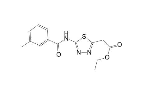 1,3,4-thiadiazole-2-acetic acid, 5-[(3-methylbenzoyl)amino]-, ethyl ester