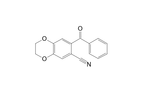 1,4-Benzodioxin-6-carbonitrile, 7-benzoyl-2,3-dihydro-
