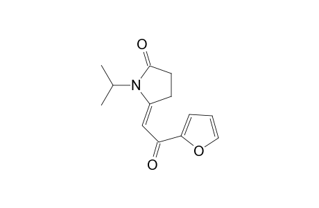(5E)-5-[2-(2-furanyl)-2-oxoethylidene]-1-propan-2-yl-2-pyrrolidinone