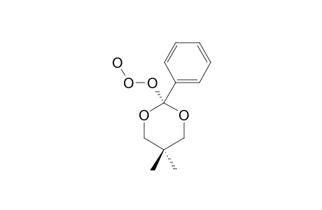 2-HYDROTRIOXY-2-PHENYL-5,5-DIMETHYL-1,3-DIOXANE