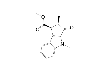 CIS-METHYL-2,4-DIMETHYL-3-OXOCYCLOPENTA-[B]-INDOLE-1-CARBOXYLATE