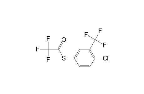 4-Chloro-3-trifluoromethyl-benzenethiol, S-trifluoroacetyl-