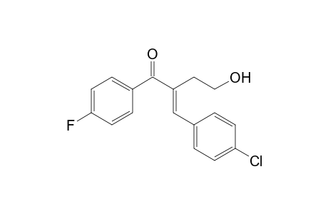 E-3-(4-Chlorophenyl)-1-(4-fluorophenyl)-2-(2-hydroxyethyl)propenone