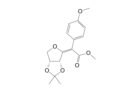 METHYL-(2E)-3,6-ANHYDRO-4,5-O-(1-METHYLETHYLIDENE)-2-DEOXY-2-(4-METHOXYPHENYL)-D-ERYTHRO-HEX-2-ENOATE