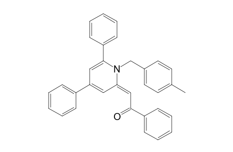 (2E)-2-[1-(4-methylbenzyl)-4,6-diphenyl-2-pyridylidene]-1-phenyl-ethanone