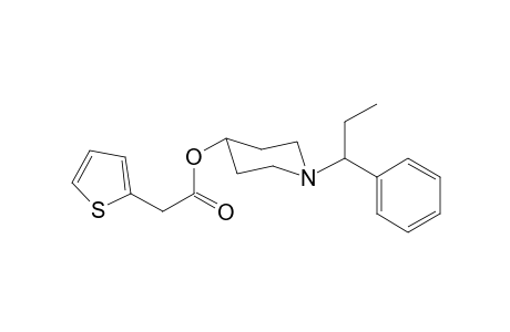 1-(1-Phenylpropyl)piperidin-4-yl-(thiophen-2-yl)acetate