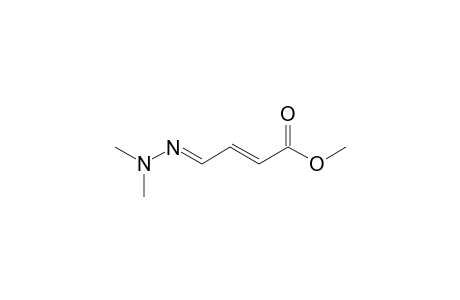 2-Butenoic acid, 4-(dimethylhydrazono)-, methyl ester, (?,E)-