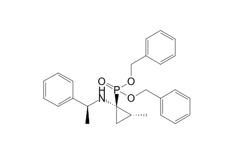 Dibenzyl (1R,2R,1'S)-2-methyl-1-(1'-phenylethylamino)cyclopropanephosphonate